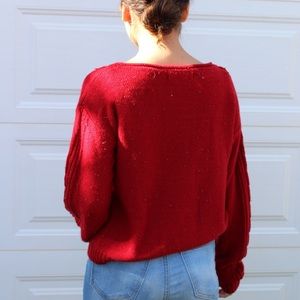 Red sweater